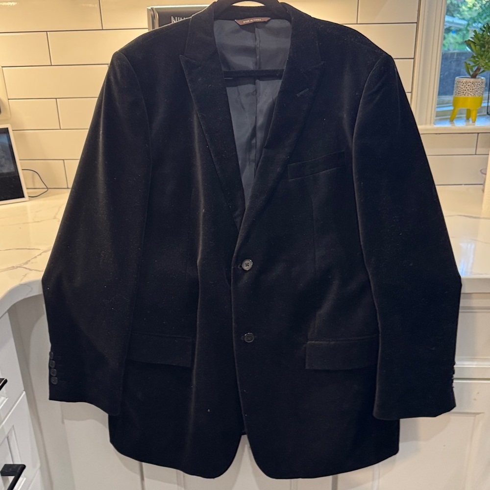 Merona Classic Black Sport Coat - Picture 1 of 3